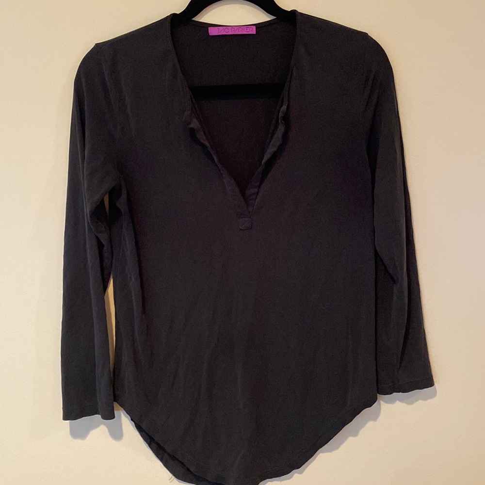 Black long sleeve blouse